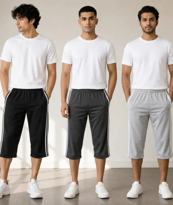 3 Quarter Shorts For Men