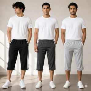 3 Quarter Shorts For Men