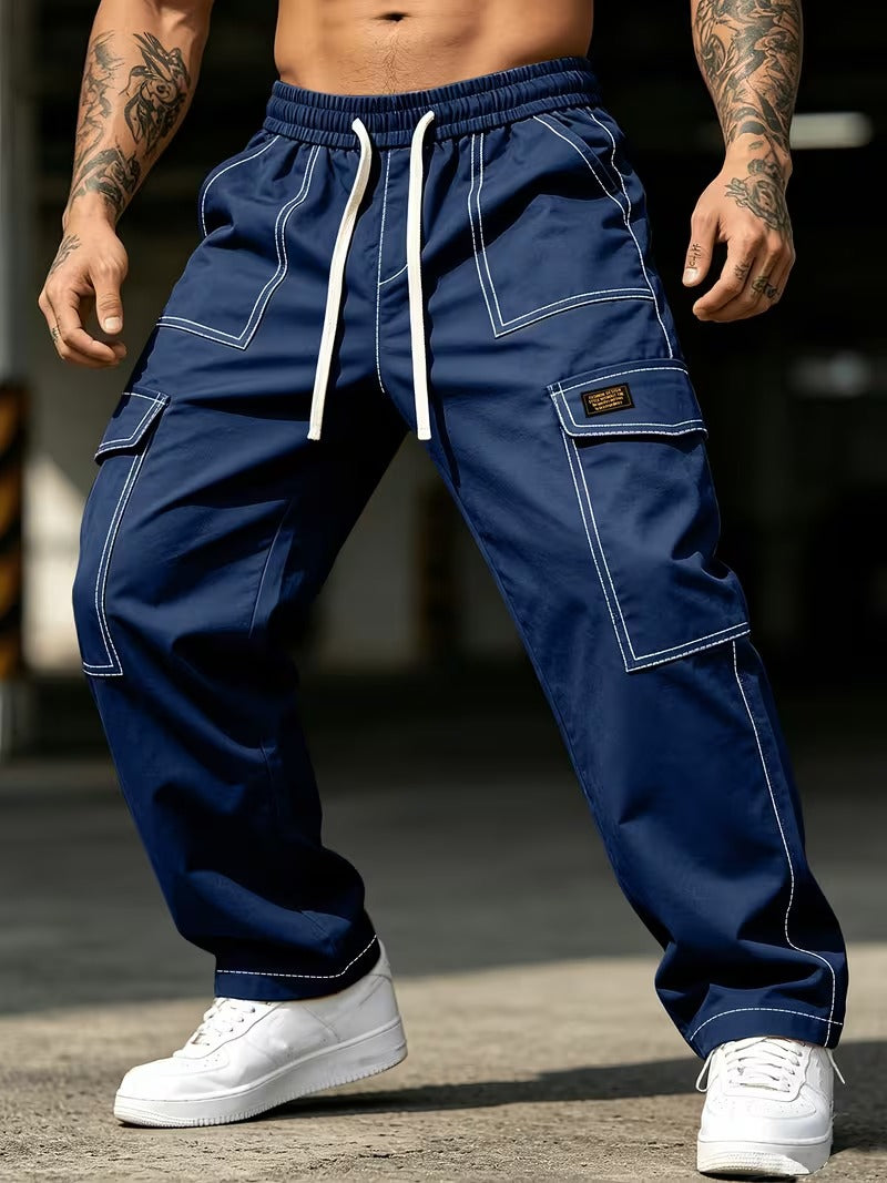 Casual Loose Fit Cargo Pent