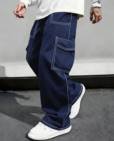 Casual Loose Fit Cargo Pent