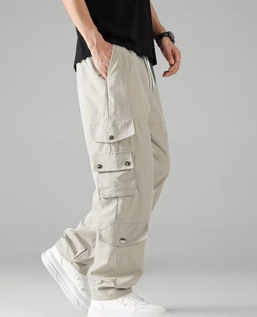 Casual Loose Fit Cargo Pent