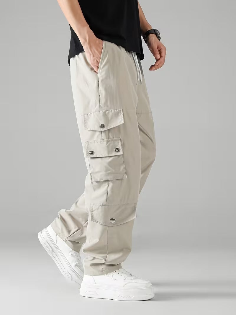 Casual Loose Fit Cargo Pent