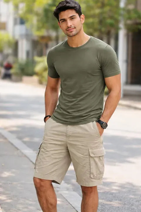 3 Quarter Shorts For Men