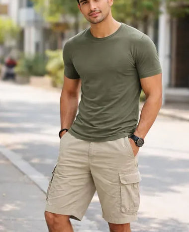 3 Quarter Shorts For Men