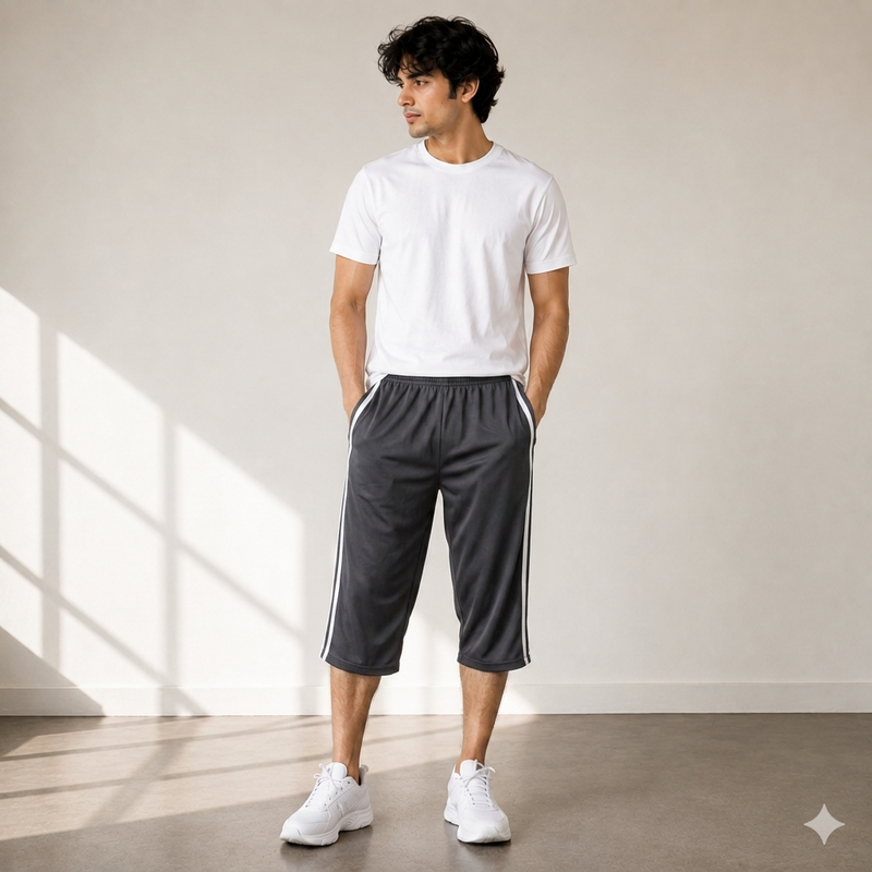 3 Quarter Shorts For Men